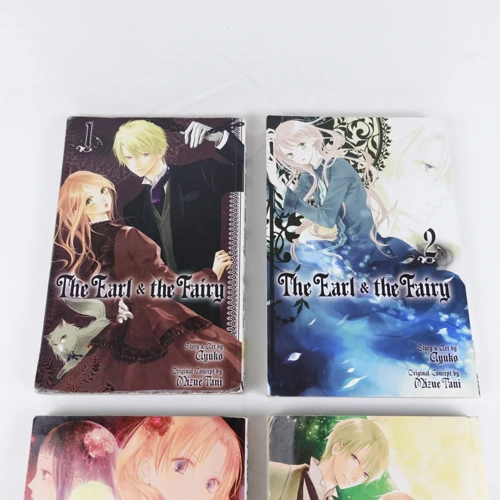 The Earl and the Fairy Manga Lot Volumes 1–4 Complete Set English Paperback